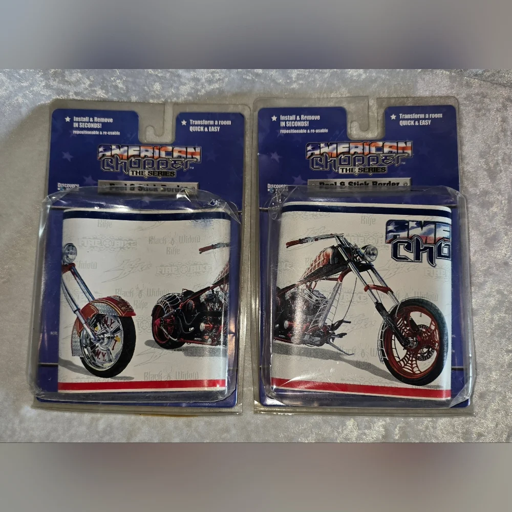 Lot Of 2 American Chopper Peel & Stick Wallpaper Border WT1060BCS